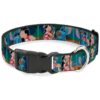 Small Breed Dog Collar With Lilo And Stitch 5-Scene Blocks Pattern