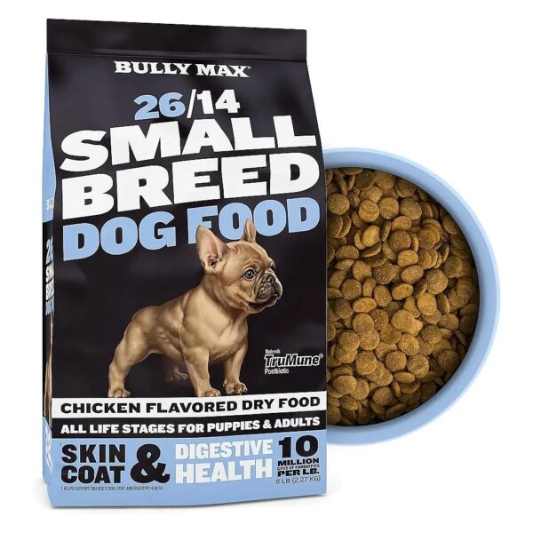 Small Breed Dog Food for Skin Coat and Sensitive Stomach Chicken Rice Kibble Bites