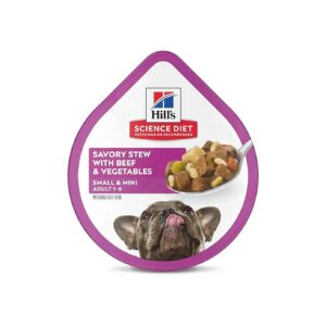 Small Breed Dog Food with Beef and Vegetables for a Balanced Diet