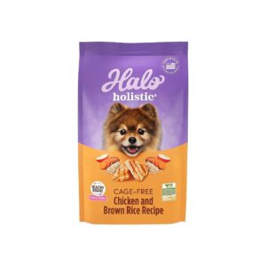 Small Breed Dog Food with Cage-Free Chicken and Brown Rice for Optimal Digestive Health