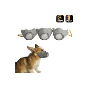 Small Breed Dog Muzzle for Respiratory Protection Breathable and Adjustable