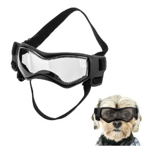 Small Breed Dog Sunglasses with Adjustable Straps for Comfortable Eye Protection