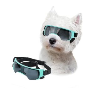 Small Breed Dog Sunglasses with Anti-UV and Windproof Coating for Eye Protection