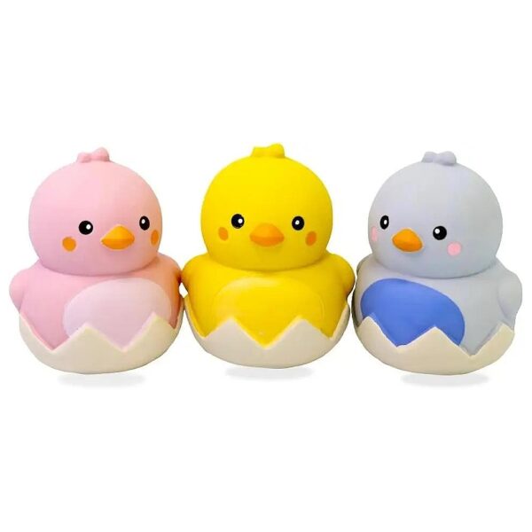 Small Breed Dog Toys Latex Squeaky Duck Rubber Toys 3 Pack