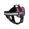 Small Breed Dog Vest Pink Reflective Padded Neoprene Lining Free ID Badge