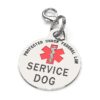 Small Breed ESA-Service Dog ID Tag with Clear Visibility and Durability