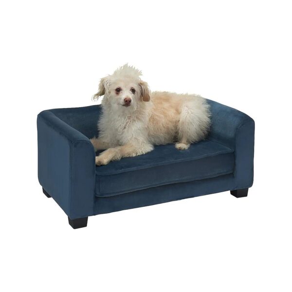 Small Breed Pet Sofa with Lifted Legs and Washable Cover