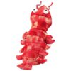 Small Breed Pet Winter Lobster Costume with Hoodie and Lobster Ears