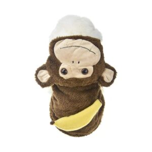 Small Brown Monkey Dog Coat for Pets 6-10LBS Halloween Costume Outfit