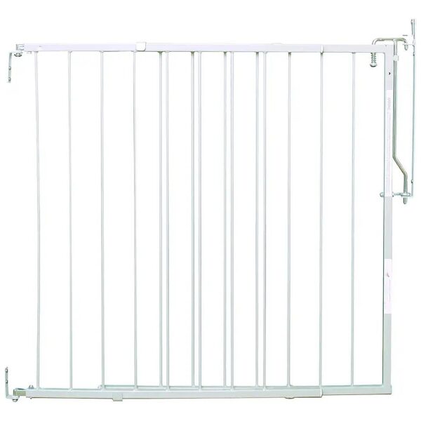 Small Business with Big Quality - White Steel Safety Gate for Kids and Pets