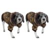 Small Camouflage Waterproof Dog Parka Jackets with 3M Insulation and Removable Hood