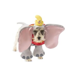 Small Disney-Inspired Dumbo Pet Costume with Hat and Tail