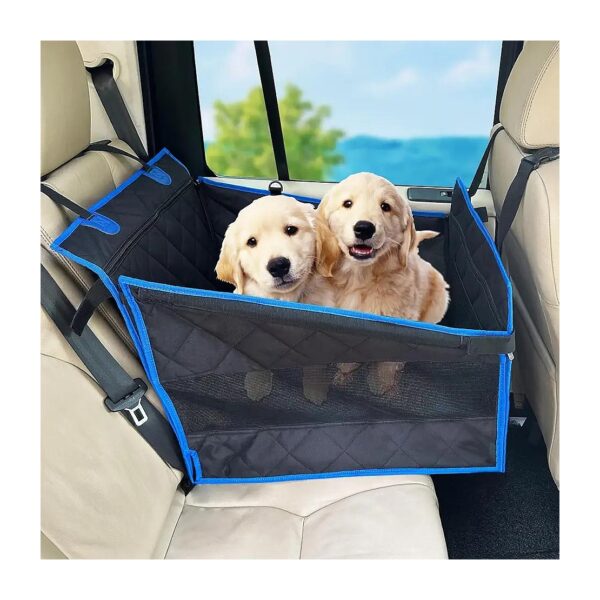 Small Dog Bed for Car Back Seat Waterproof Pet Car Seat Cover