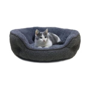 Small Dog Bed for Small Breeds and Indoor Cats with Raised Sides for Comfort