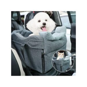 Small Dog Booster Seat for Center Console Armrest with