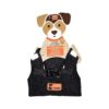 Small Dog Breathable Harness Black Mesh Material for Easy Cleaning and Quick Drying