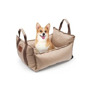 Small Dog Car Carrier Bed with Detachable and Washable Booster Seat