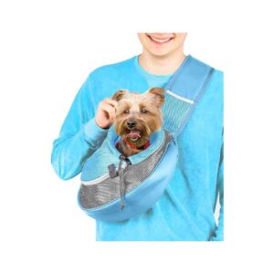 Small Dog Carrier for Cats and Small Breed Dogs, Easy to Wear on Chest or Back