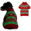 Small Dog Christmas Sweater with Glow in the Dark Pattern XXS XS Size for Chihuahua Cats