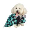 Small Dog Clothes Cat Cosplay Outfits Funny Pet Costumes in Green Size Large