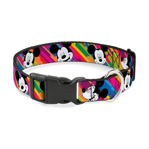 Small Dog Collar Solutions Plastic Clip Mickey Mouse Expressions