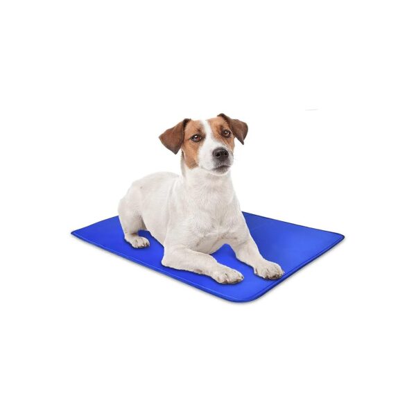 Small Dog Cooling Relief Mat for Kennels and Crates, 100% Non-Toxic and Durable Materials