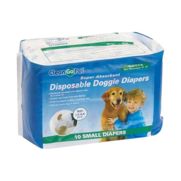 Small Dog Diapers for Incontinent Dogs, Dogs in Heat, and Puppies, Convenient