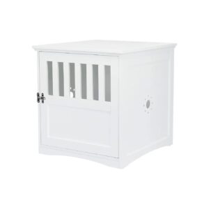 Small Dog Home Decor End Table with Ventilation System and Cozy Feel