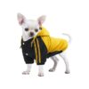 Small Dog Hoodie Coat Warm Soft Polyester Fabric Puppy Sweater with Hood for Small Breeds