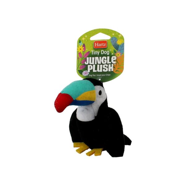 Small Dog Jungle Plush Toy with Interactive Squeaker