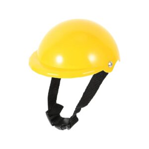 Small Dog Motorcycle Helmet with Adjustable Strap Outdoor Driving Safety Helmet