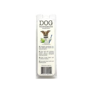 Small Dog Oral Hygiene Toothbrush with Low Profile and Ultra Soft Bristles