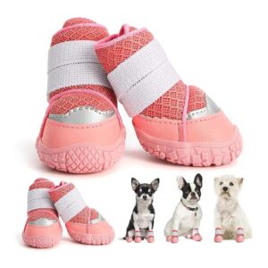 Small Dog Shoes for Winter Snow and Hot Pavement Protection Booties