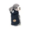 Small Dog Soft Fleece Lined Hooded Coat with a Windproof and Water-Resistant Design