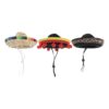 Small Dog Sombrero Hats for Fiesta Carnival Summer Party Decorations