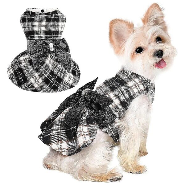 Small Dog Sweater Dress for Chihuahua, Yorkie, Teacup and Other Pets