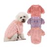 Small Dog Sweater with Polyester Fabric, 3 Pack, Classical Style, Pull-On