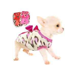 Small Dog Sweaters for Chihuahua Yorkie Shih Tzu Fleece Tiny Dog Clothes Extra Small Dogs