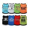 Small Dog Sweatshirts Summer Outfits Breathable Cotton PET T Shirts