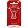 Small Dog Tag Rubber Bone Silencer for Instant Silence