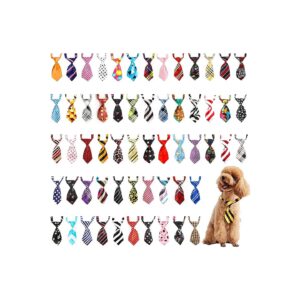 Small Dog Ties Set Adjustable Pet Bow Ties Fashionable Dog Accessories Gift Ideas