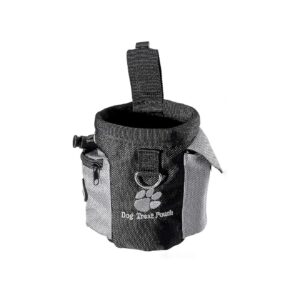 Small Dog Treat Bag with Adjustable Closure for Training and Travel