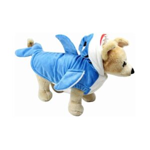 Small Dog Winter Cozy Shark Costume for Petite Furry Friends Size Large