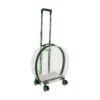 Small Dog and Cat Trolley for Pet Travel with Wheels and Breathable Design