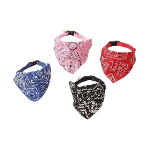 Small Dog and Kitten Accessories with Adjustable Collars and Bandanas for a Stylish Look