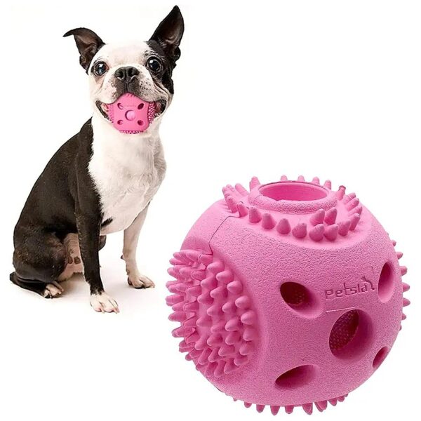 Small Dogs and Puppies Squeaky, Soft, Rubber Toy for Moderate Chewers, Teething Relief