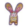 Small Durable Dog Toy with Crackle-Fill and Squeaker, Polyester Twill and Long Ears