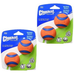 Small Durable Rubber Fetch Toy Balls for Chuckit Launcher