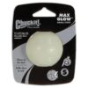 Small Glow White Dog Ball with Quick Recharge for Small Breed Puppies