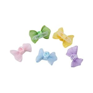 Small Hair Bows for Pets Dogs Puppy Cats Kitty Kitten with Hair Accessories